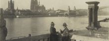 'Diggers on the Rhine'. New Zealand soldiers on leave in Cologne, Germany. January 1919.
